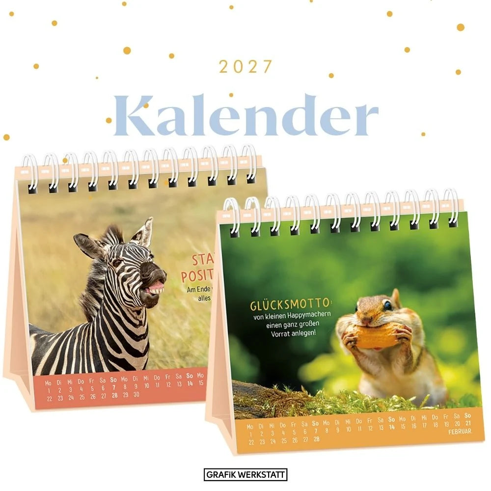 Tischkalender 2027 Happymacher – Ansicht