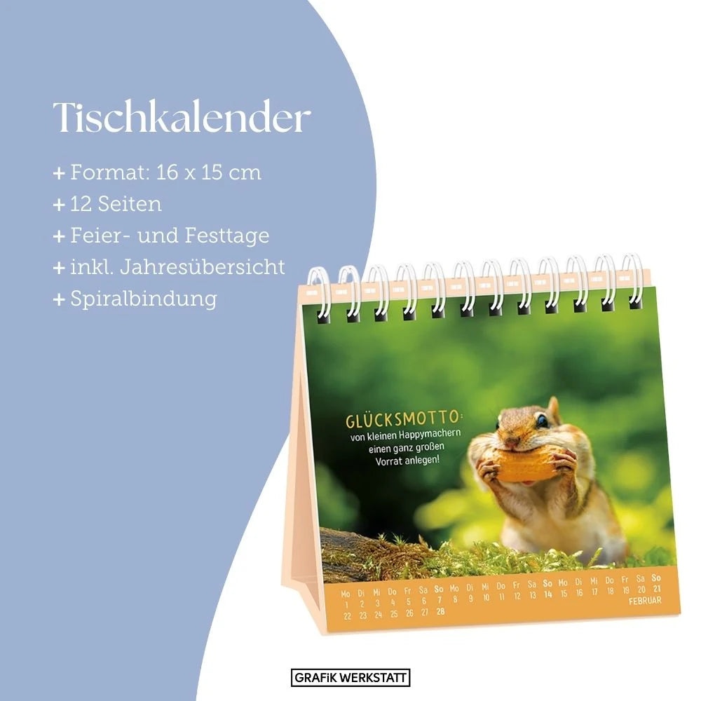 Tischkalender 2027 Happymacher – Ansicht