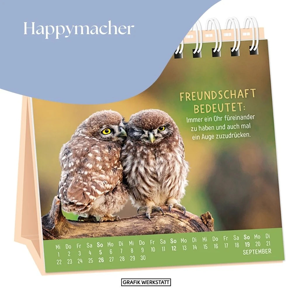 Tischkalender 2027 Happymacher – Ansicht