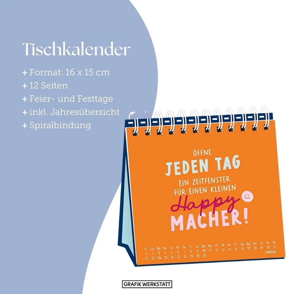 Tischkalender 2027 Nimm dir Zeit – Ansicht