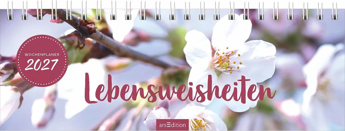 Tischkalender: Tischkalender Lebensweisheiten 2027