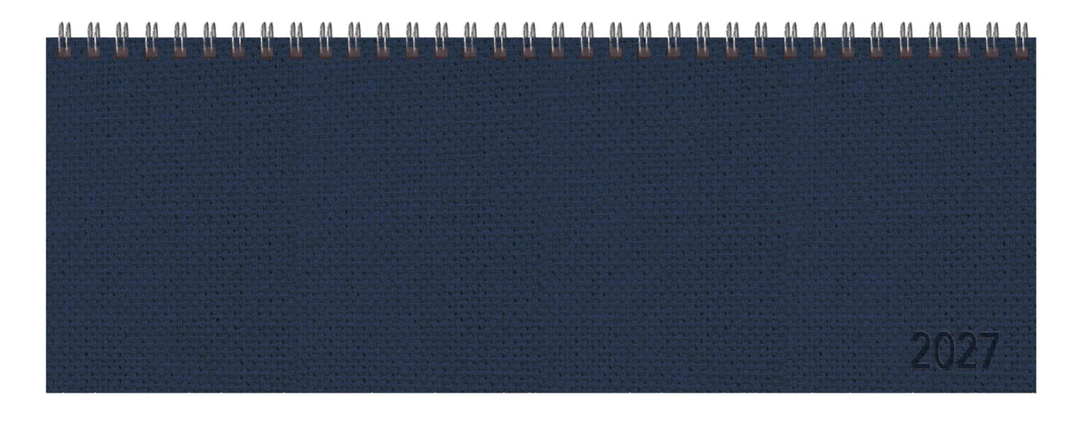 Tischkalender: Tischkalender quer Professional Premium 2027 dunkelblau
