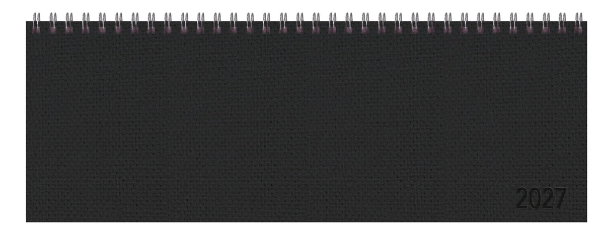 Tischkalender: Tischkalender quer Professional Premium 2027 schwarz