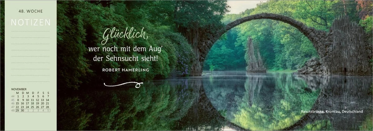 Tischkalender Reiseträume 2027 – Ansicht