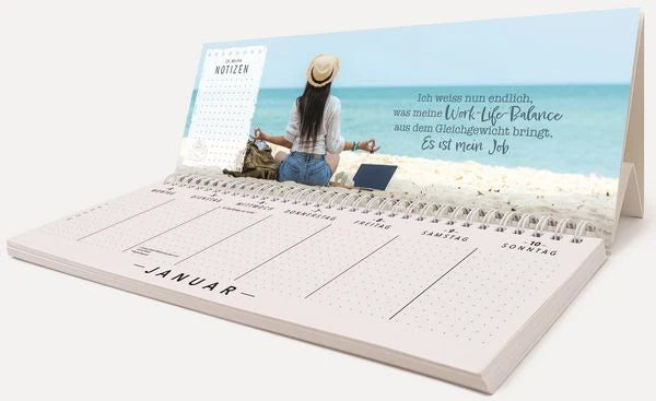 Tischquerkalender Kleine Auszeit? 2027 – Ansicht