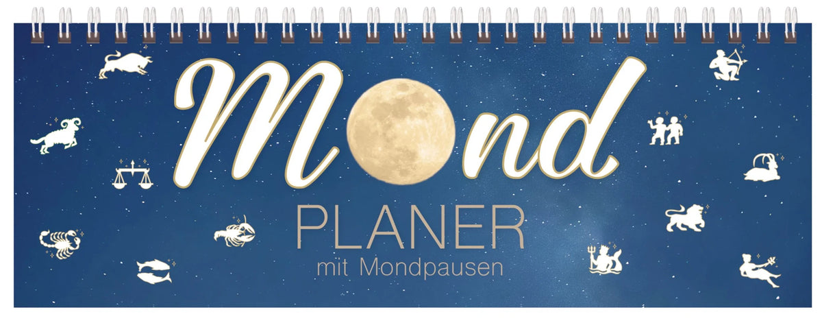 Tischkalender: Tischquerkalender Mond 2027
