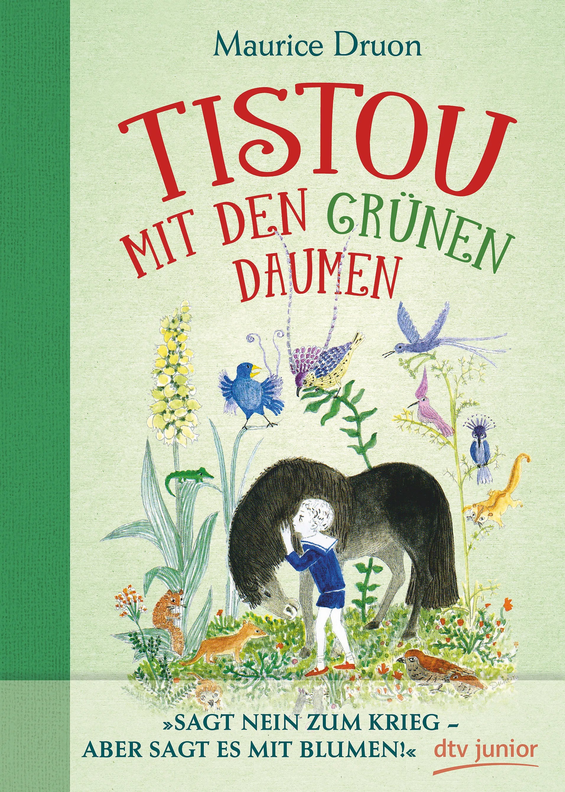 Buchcover von 'Tistou mit den grünen Daumen' - Gebundene Ausgabe von Maurice Druon