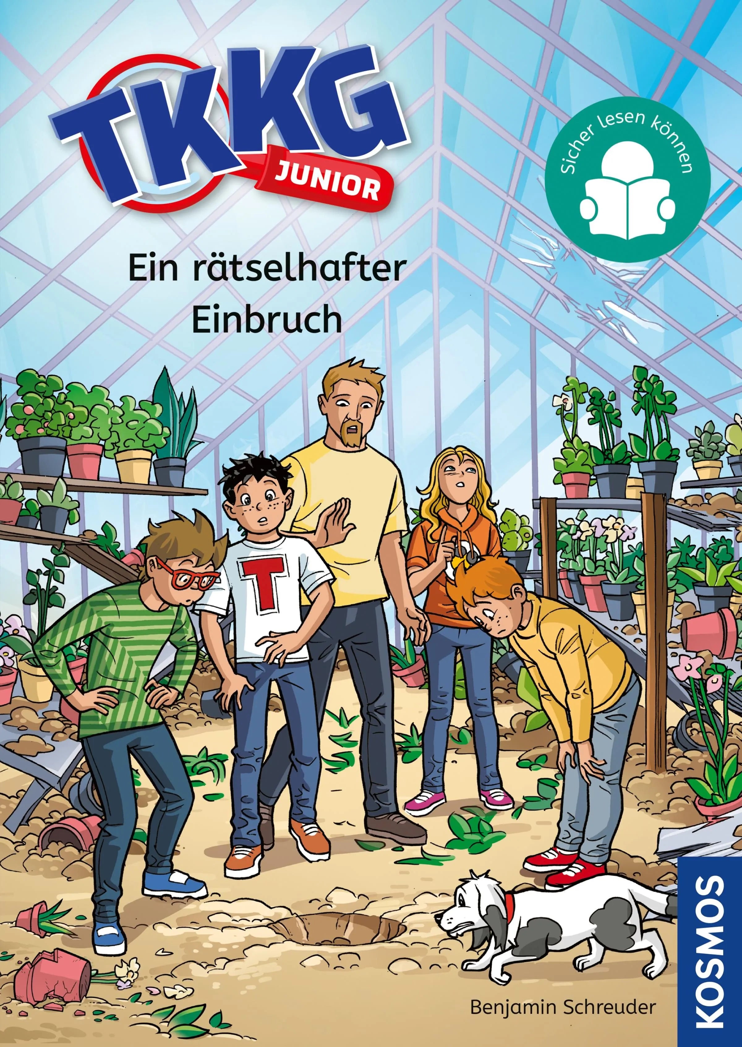 Cover: TKKG Junior, 5, Ein rätselhafter Einbruch (E-Book) von Benjamin Schreuder