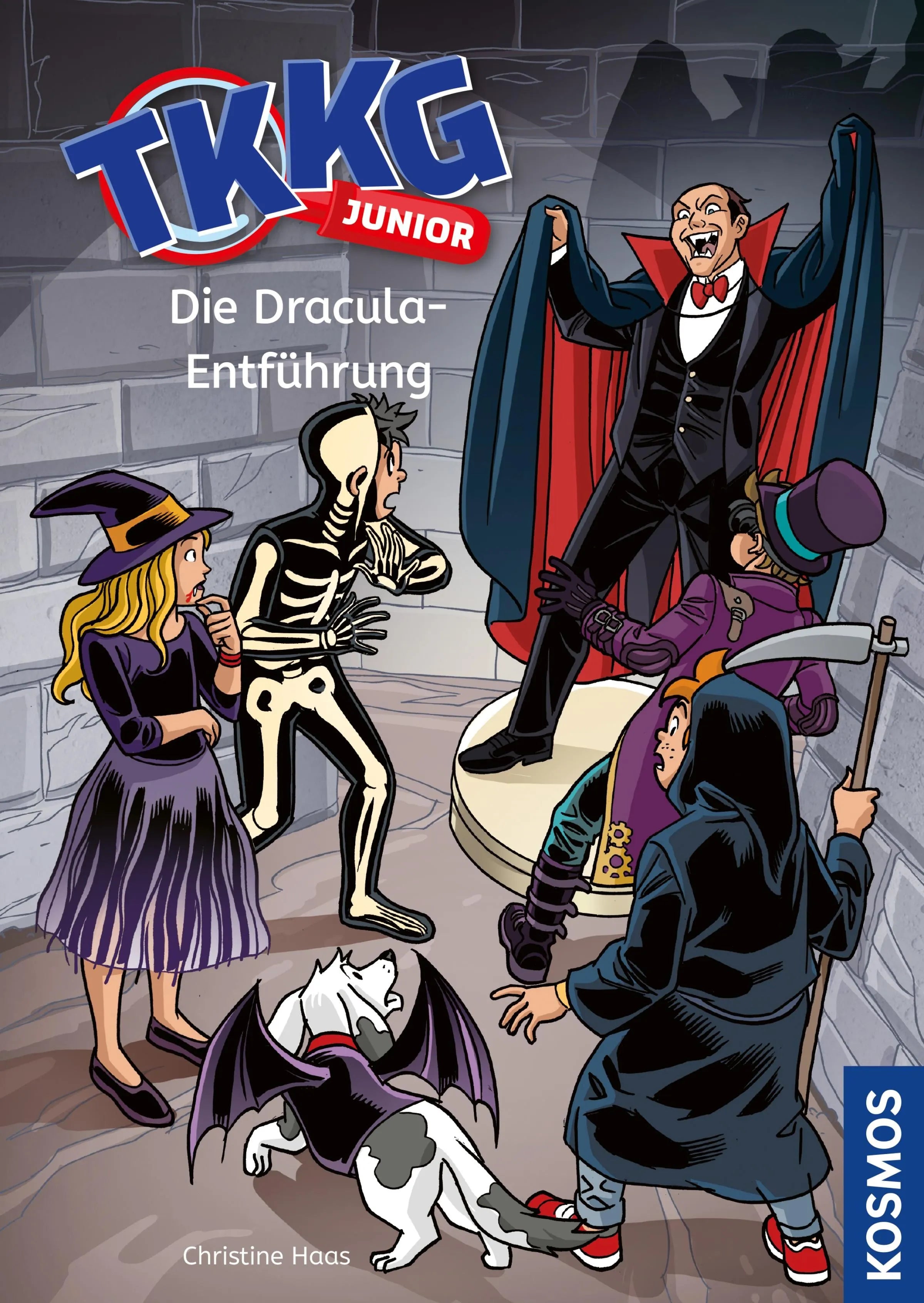 Cover: TKKG Junior, 7, Die Dracula-Entführung (E-Book) von Christine Haas