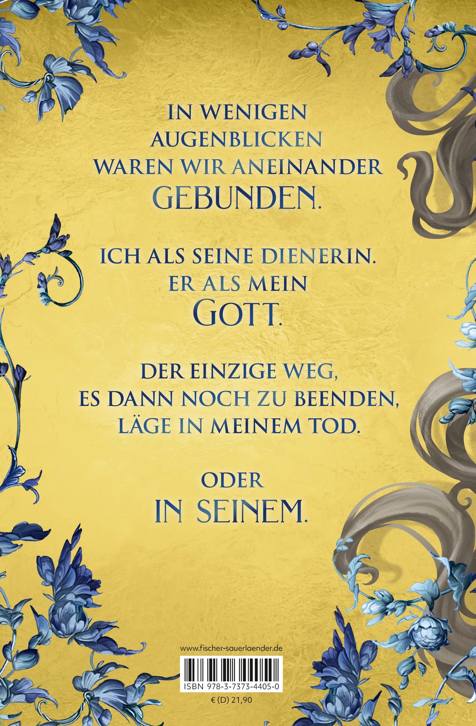 Buchrückseite von 'To Tempt a God' mit Klappentext - Gebundene Ausgabe