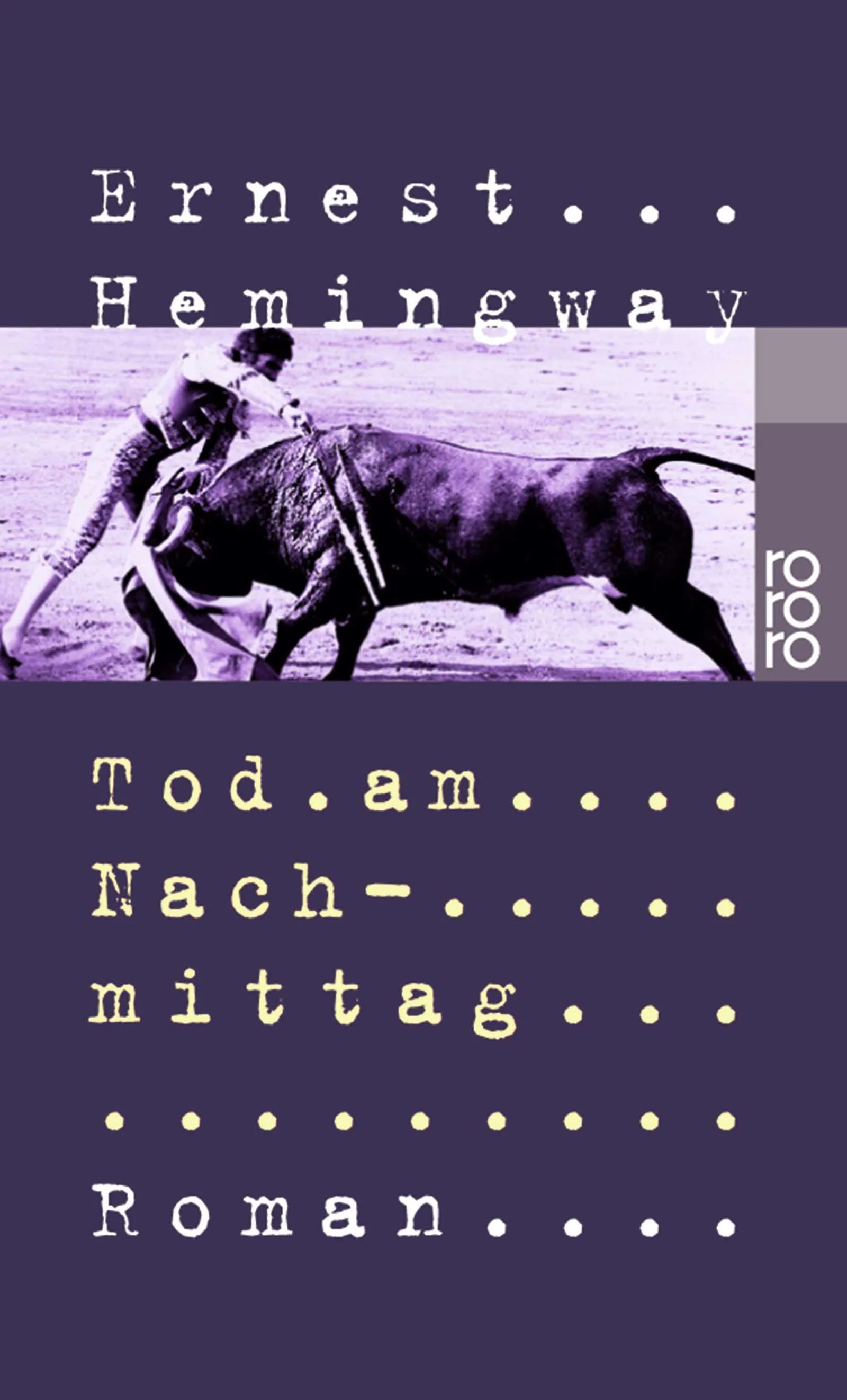 Buchcover von 'Tod am Nachmittag' - Taschenbuch von Ernest Hemingway