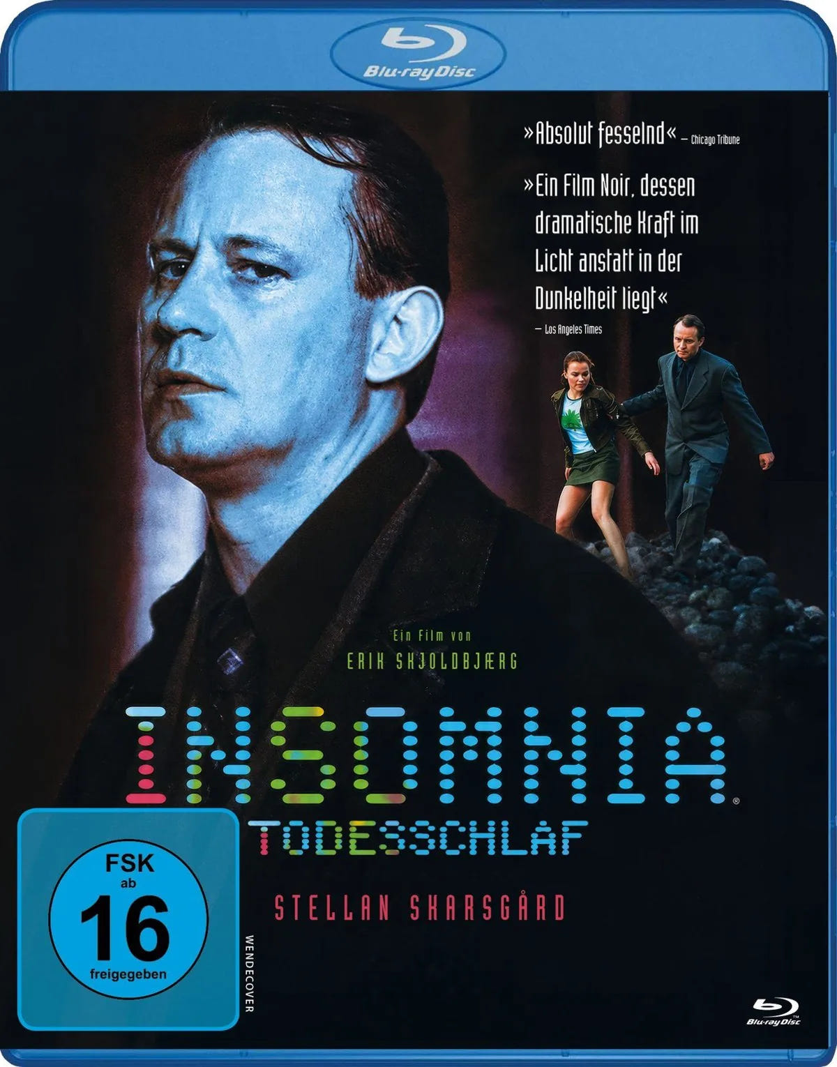 Blu-ray-Cover: Todesschlaf - Insomnia. Regie: Erik Skjoldbjaerg