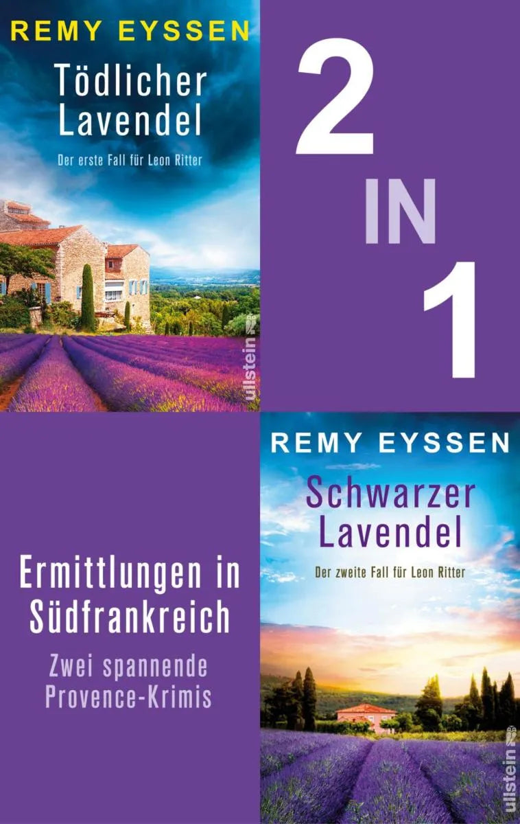 Cover: Tödlicher Lavendel & Schwarzer Lavendel (E-Book) von Remy Eyssen