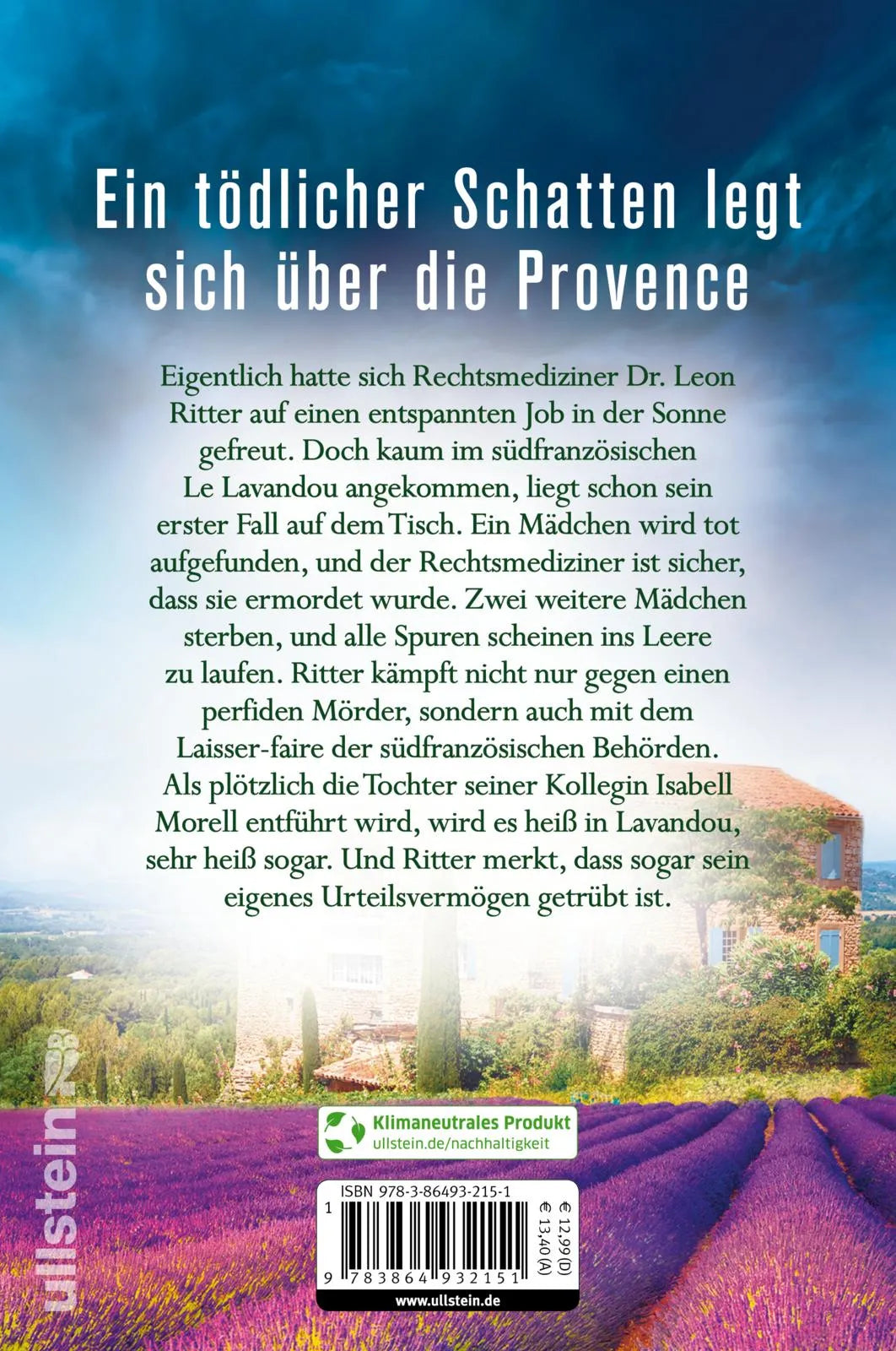 Rückseite: Tödlicher Lavendel (Paperback)