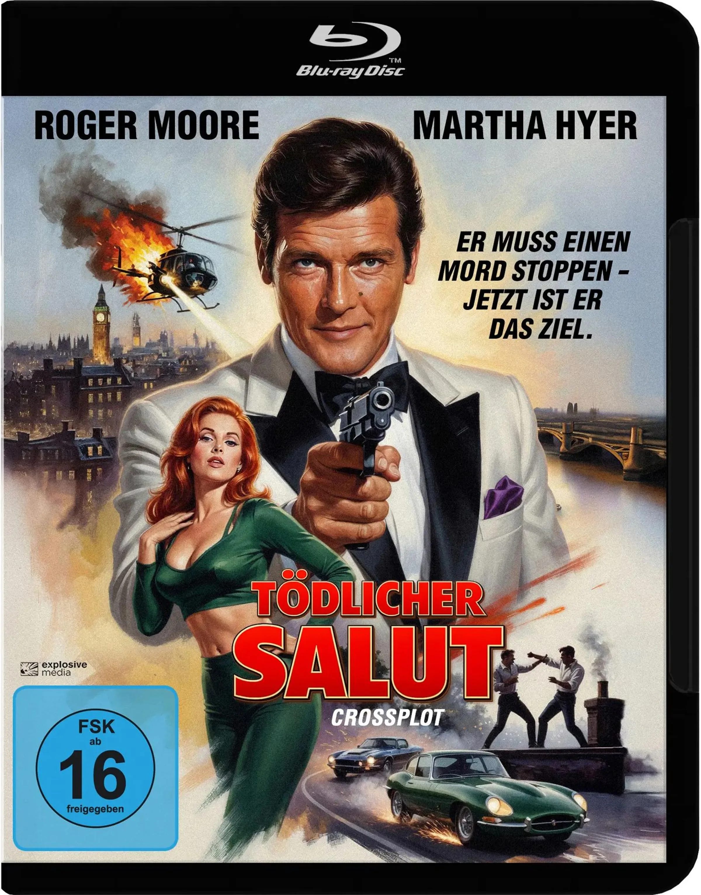 Blu-ray-Cover: Tödlicher Salut. Regie: Alvin Rakoff
