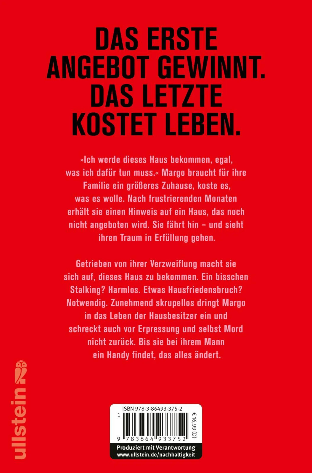 Rückseite: Tödliches Angebot (Paperback)