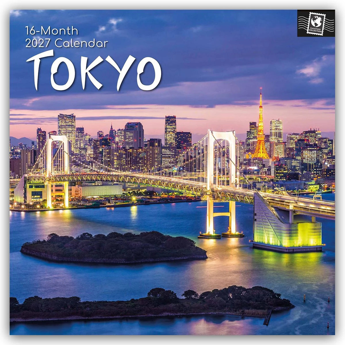 Wandkalender: Tokyo – Tokio 2027 – 16-Monatskalender