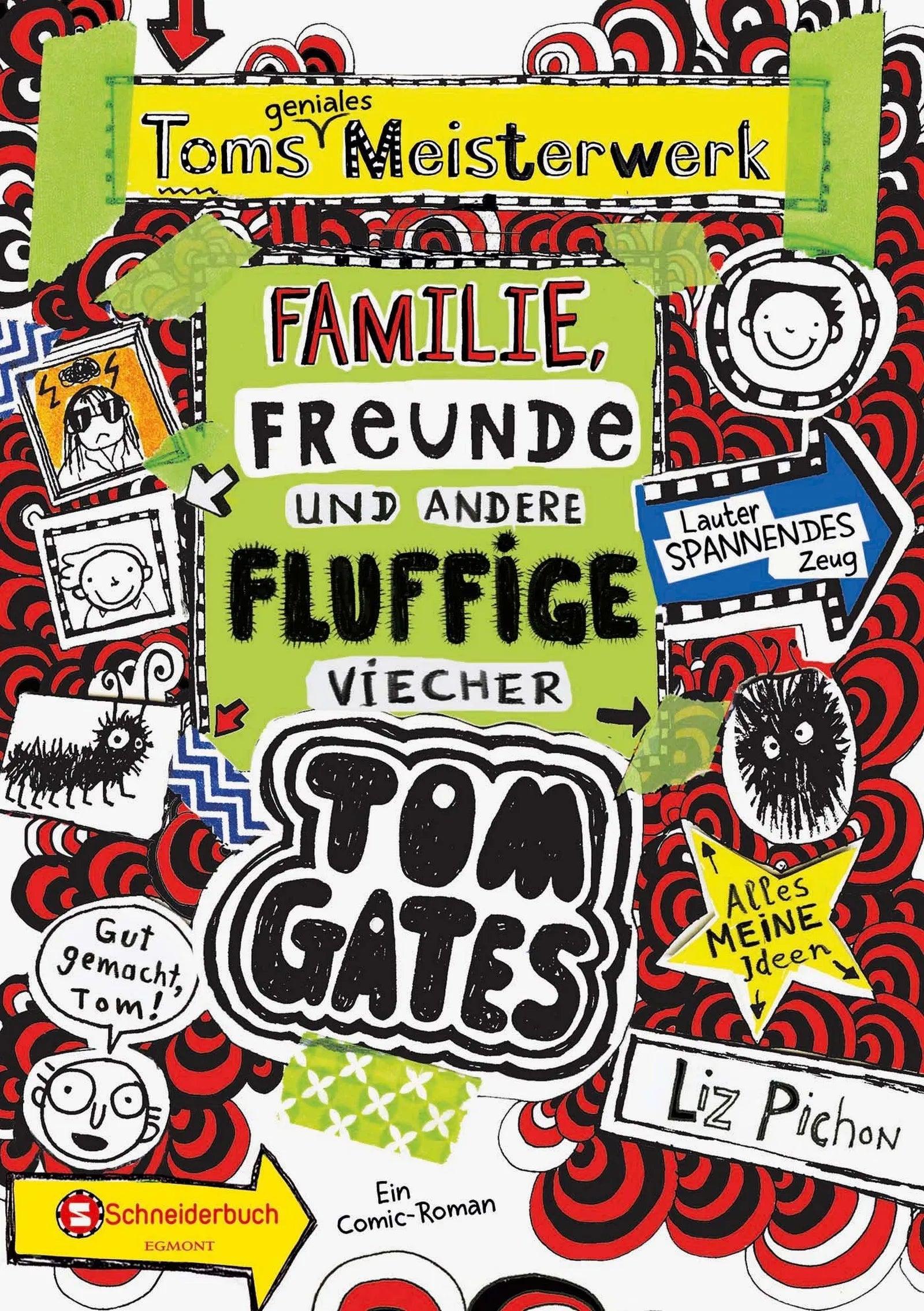 Buchcover von 'Tom Gates, Band 12' - Gebundene Ausgabe von Liz Pichon