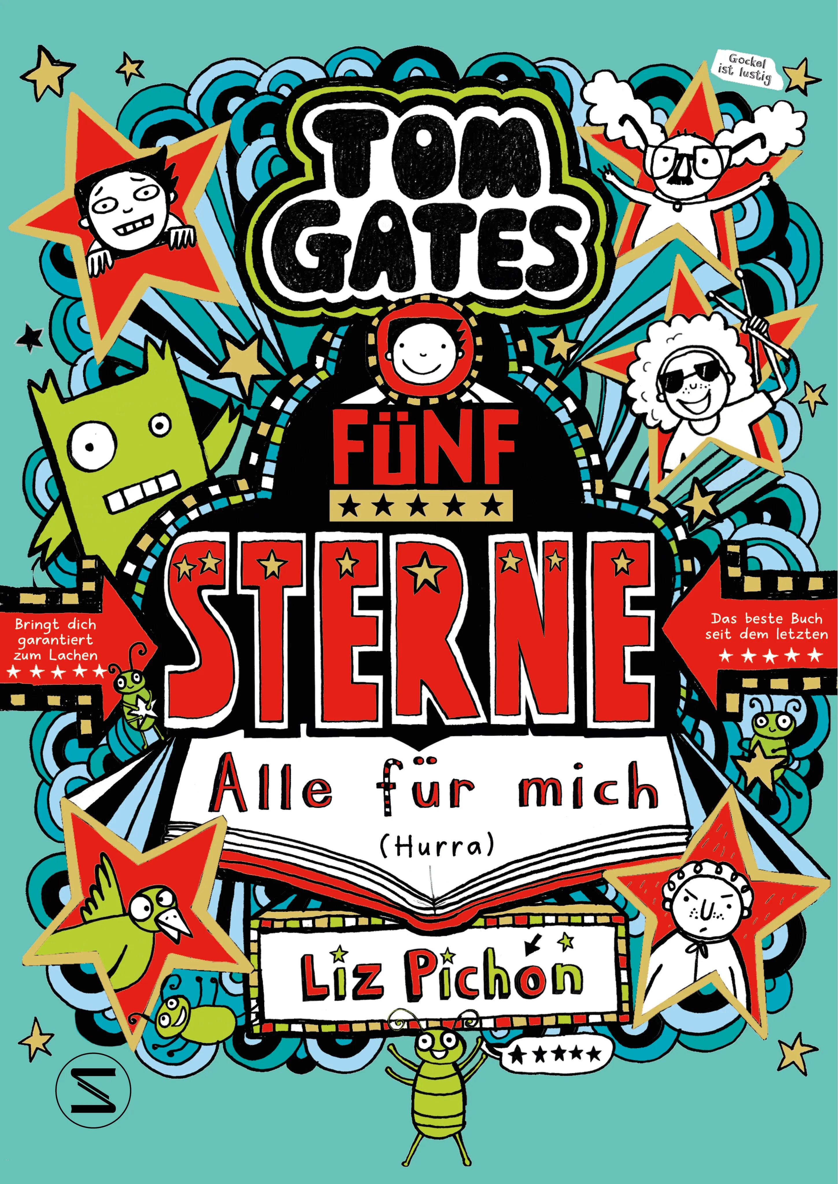 Buchcover von 'Tom Gates. Fünf Sterne - Alle für mich' - Gebundene Ausgabe von Liz Pichon