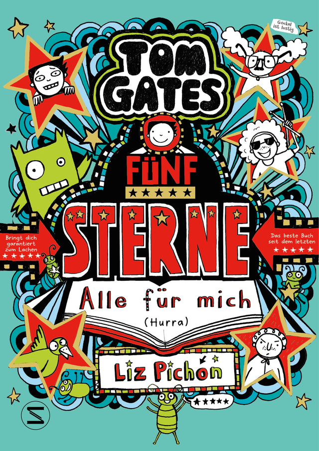 Buchcover von 'Tom Gates. Fünf Sterne - Alle für mich' - Gebundene Ausgabe von Liz Pichon