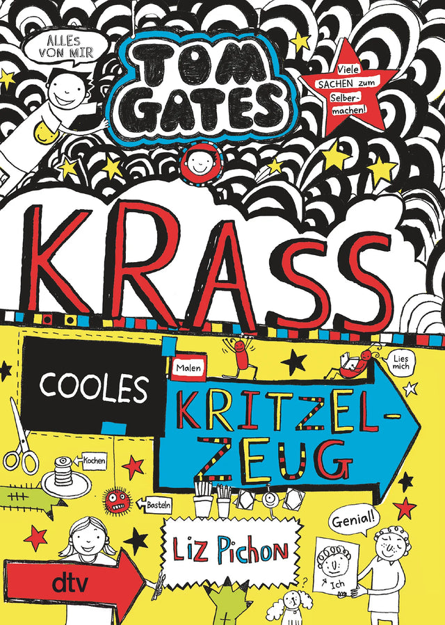 Buchcover von 'Tom Gates: Krass cooles Kritzelzeug' - Taschenbuch von Liz Pichon