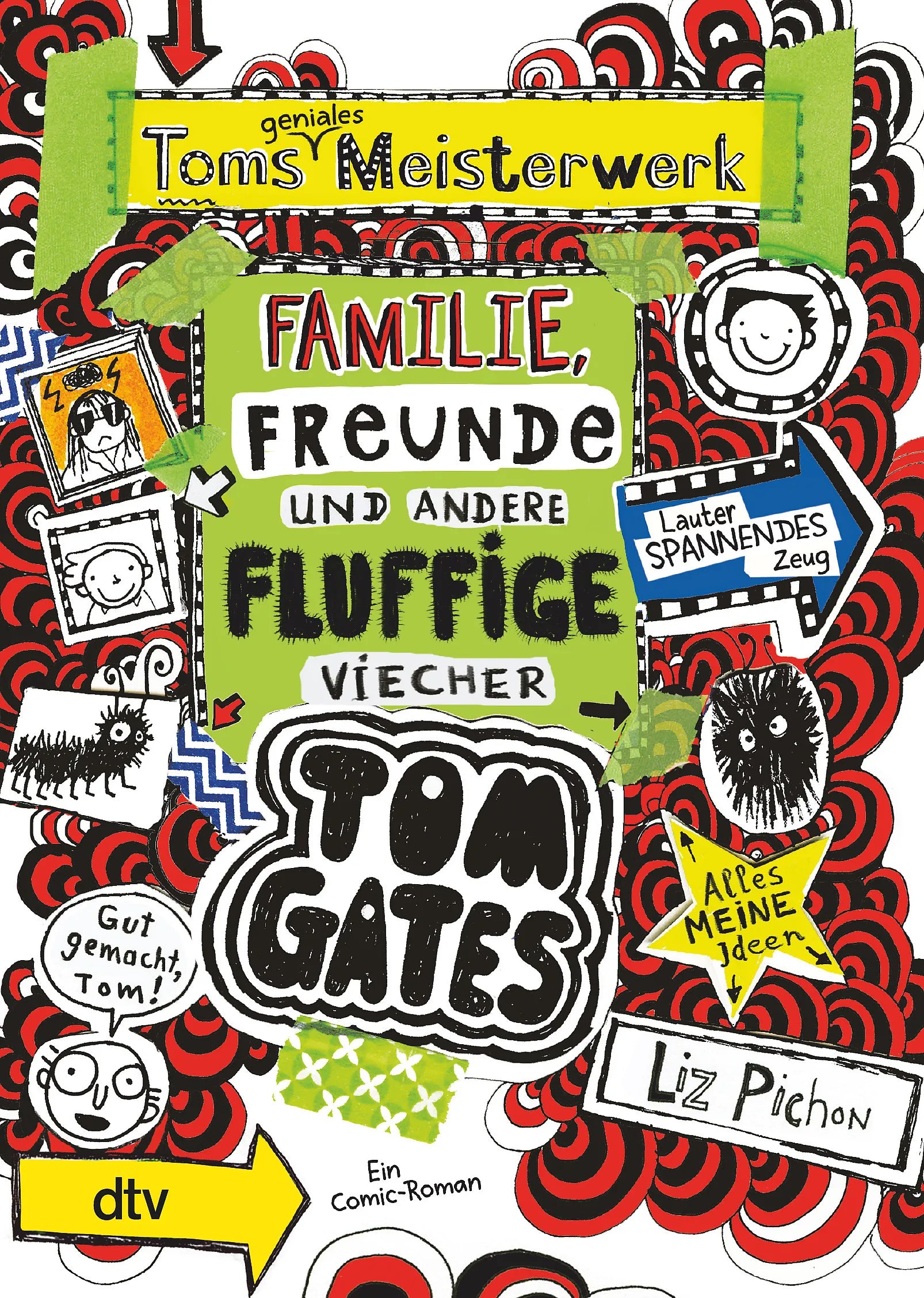 Buchcover von 'Tom Gates: Toms geniales Meisterwerk' - Taschenbuch von Liz Pichon