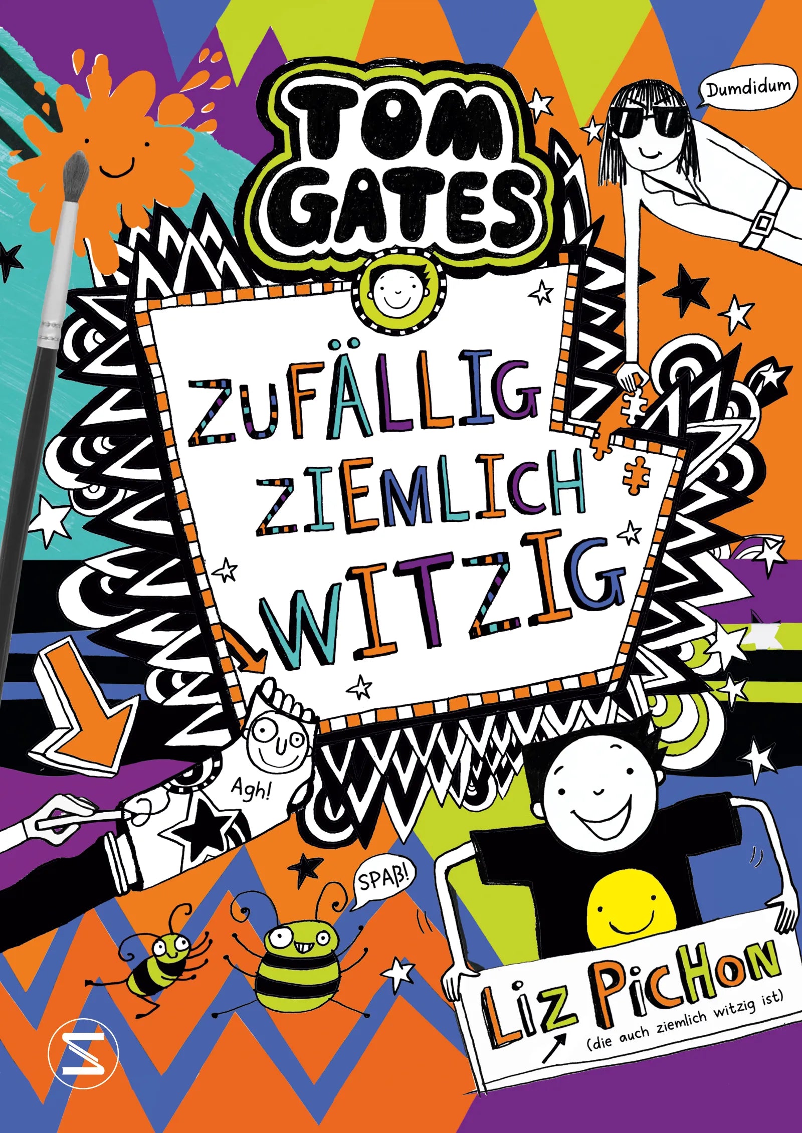 Buchcover von 'Tom Gates - Zufällig ziemlich witzig' - Gebundene Ausgabe von Liz Pichon