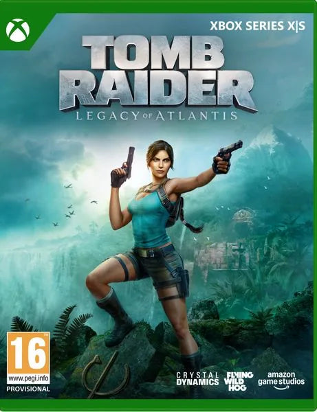 Cover: Tomb Raider: Legacy of Atlantis D1 (PEGI) für Xbox Series X. Publisher: Amazon Game Studios