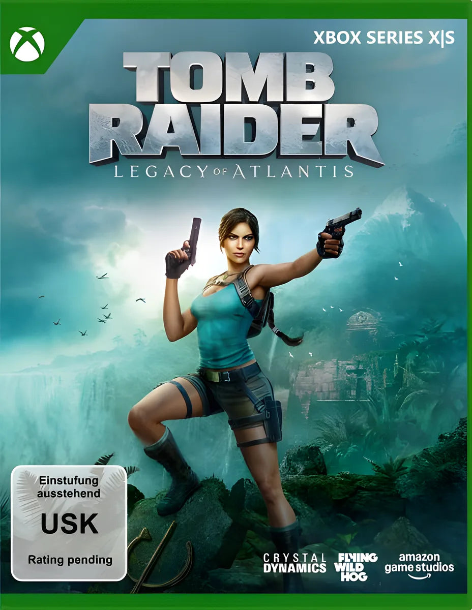 Cover: Tomb Raider: Legacy of Atlantis D1 (USK) für Xbox Series X. Publisher: Amazon Game Studios