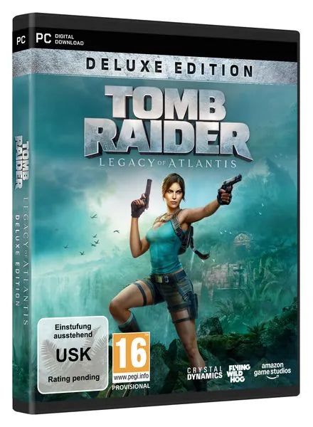 Cover: Tomb Raider: Legacy of Atlantis Deluxe Edition (CiB) für PC. Publisher: Amazon Game Studios