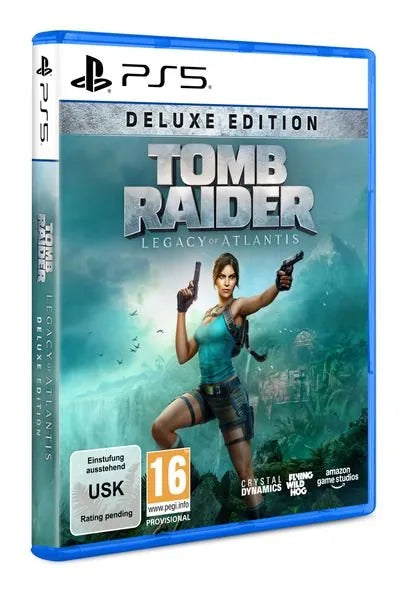 Cover: Tomb Raider - Legacy of Atlantis (Deluxe Edition) für Playstation 5. Publisher: PLAION GmbH