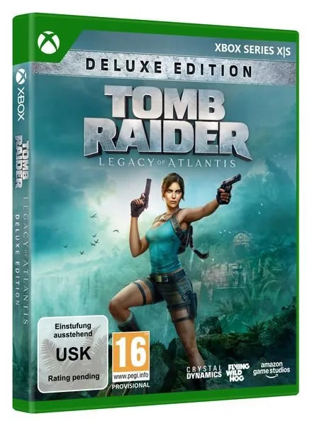Cover: Tomb Raider - Legacy of Atlantis (Deluxe Edition) für Xbox Series X. Publisher: PLAION GmbH