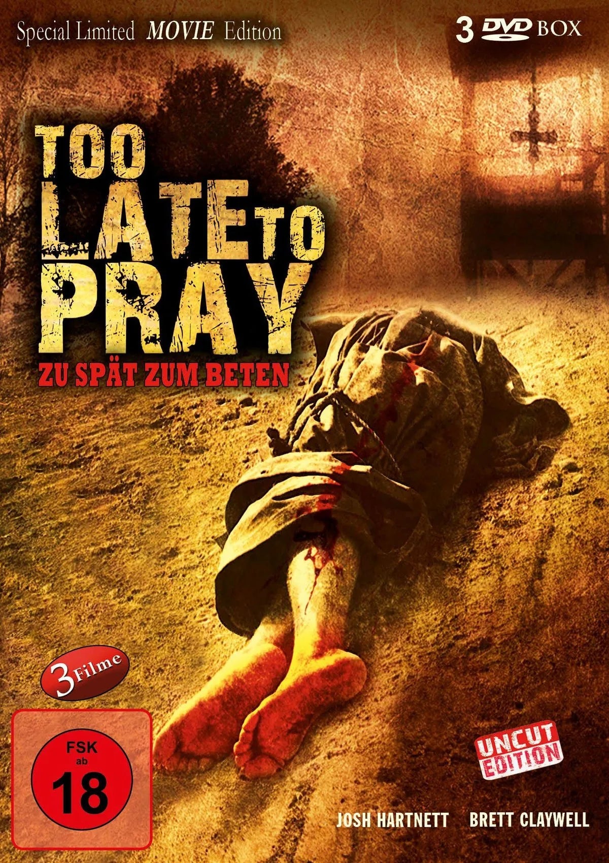 Too Late to Pray (Limited Edition) (uncut) (3 DV - DVD
