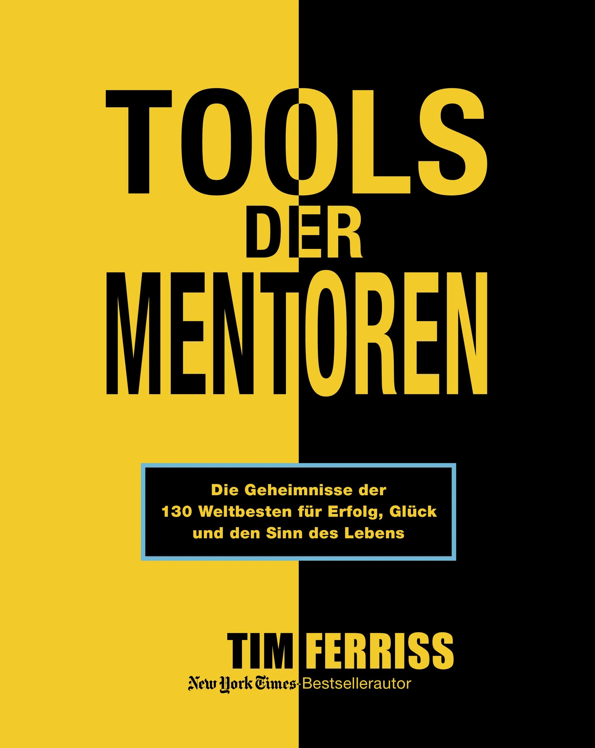 Buchcover von 'Tools der Mentoren' - Gebundene Ausgabe von Tim Ferriss