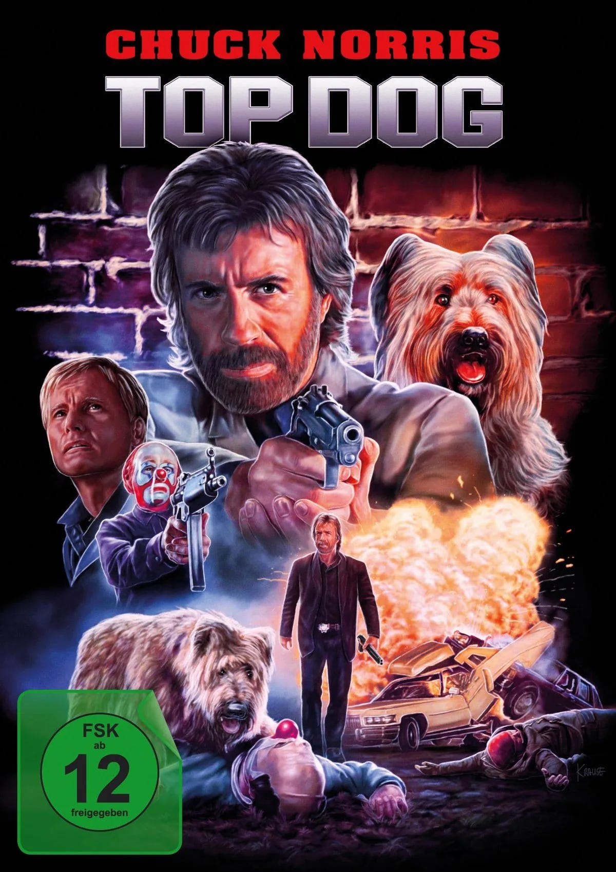 DVD-Cover: Top Dog. Regie: Aaron Norris