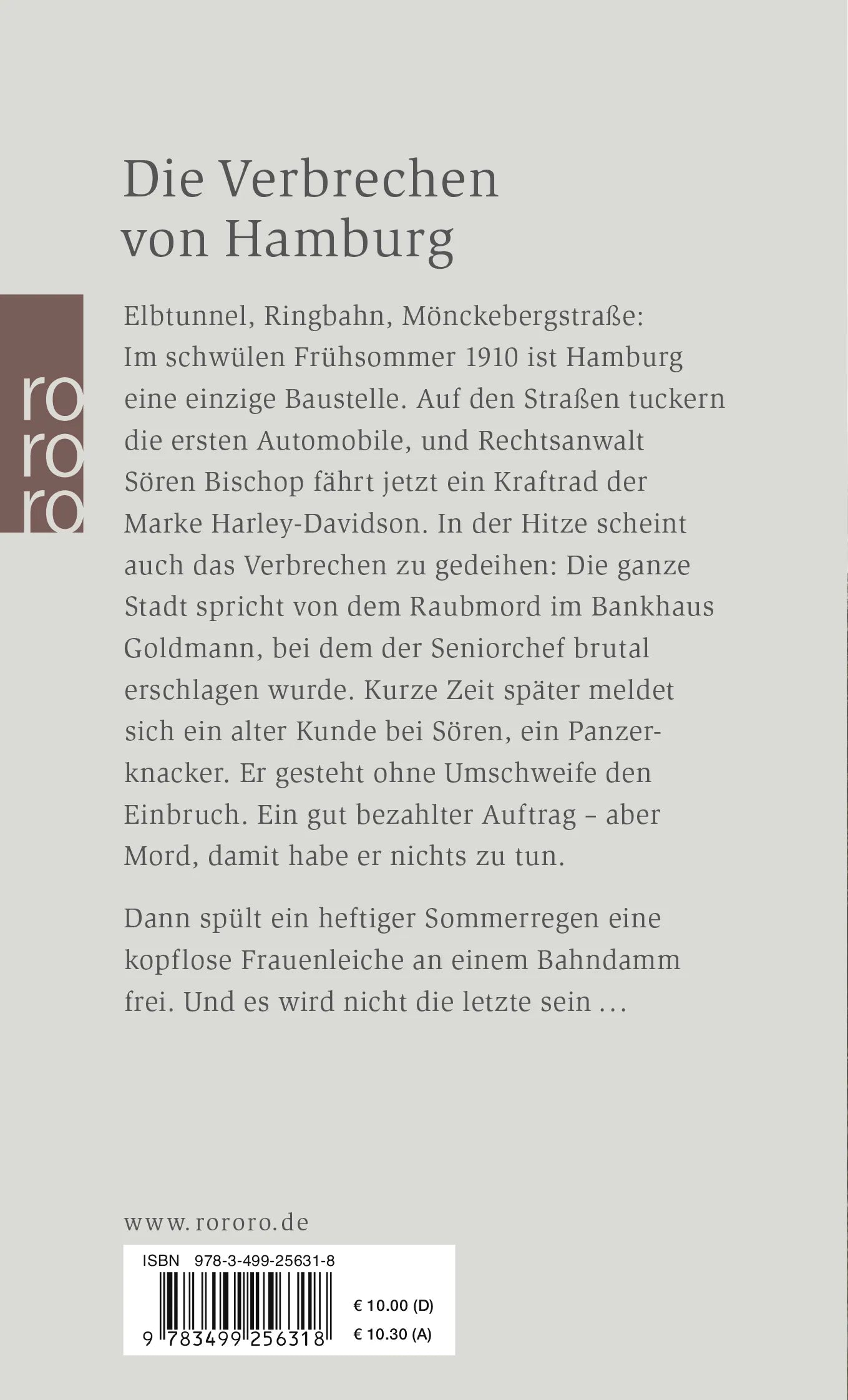 Buchrückseite von 'Totenwall' mit Klappentext - Taschenbuch