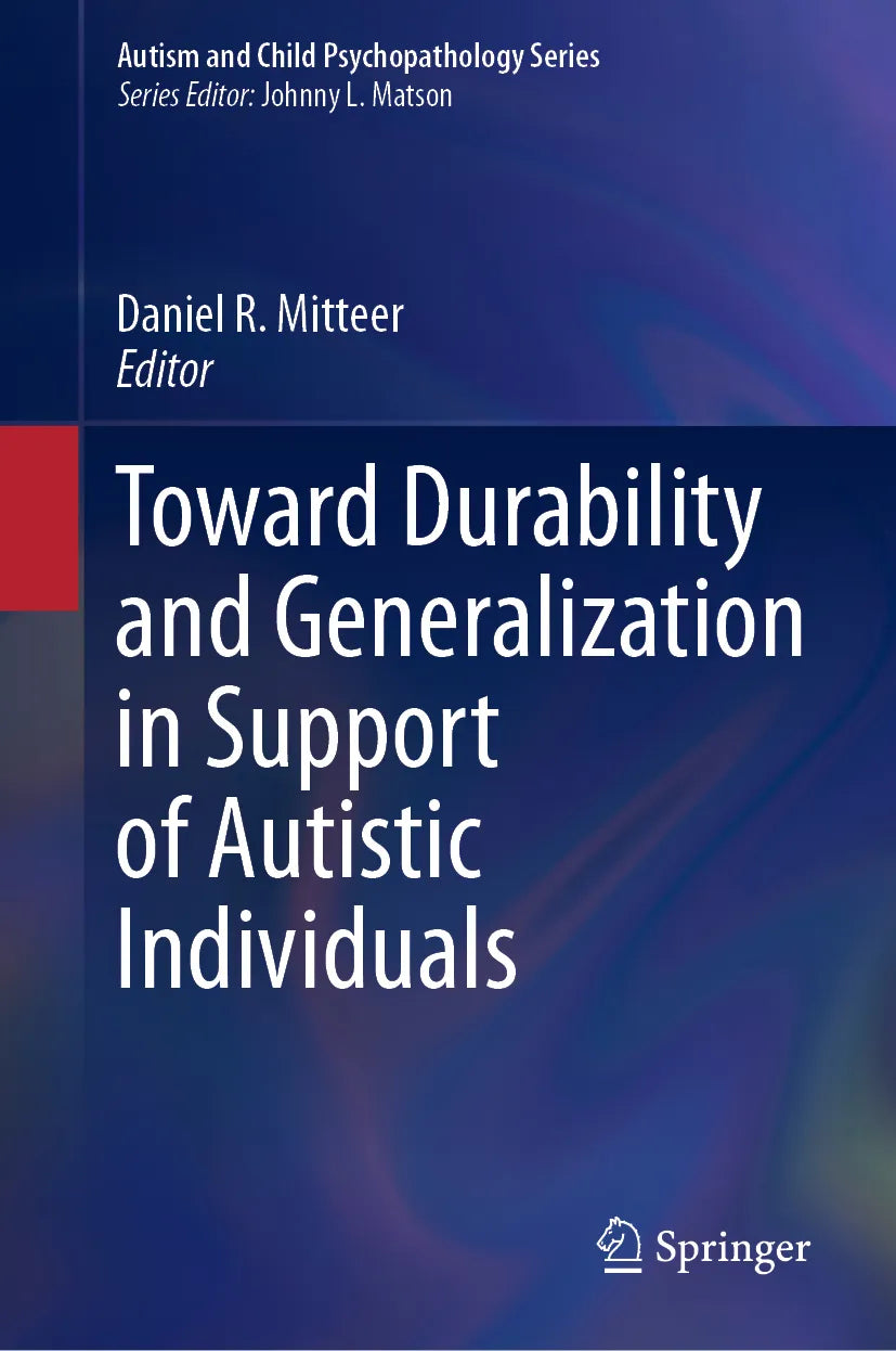 Cover: Toward Durability and Generalization in Support of Autistic Individuals (E-Book)