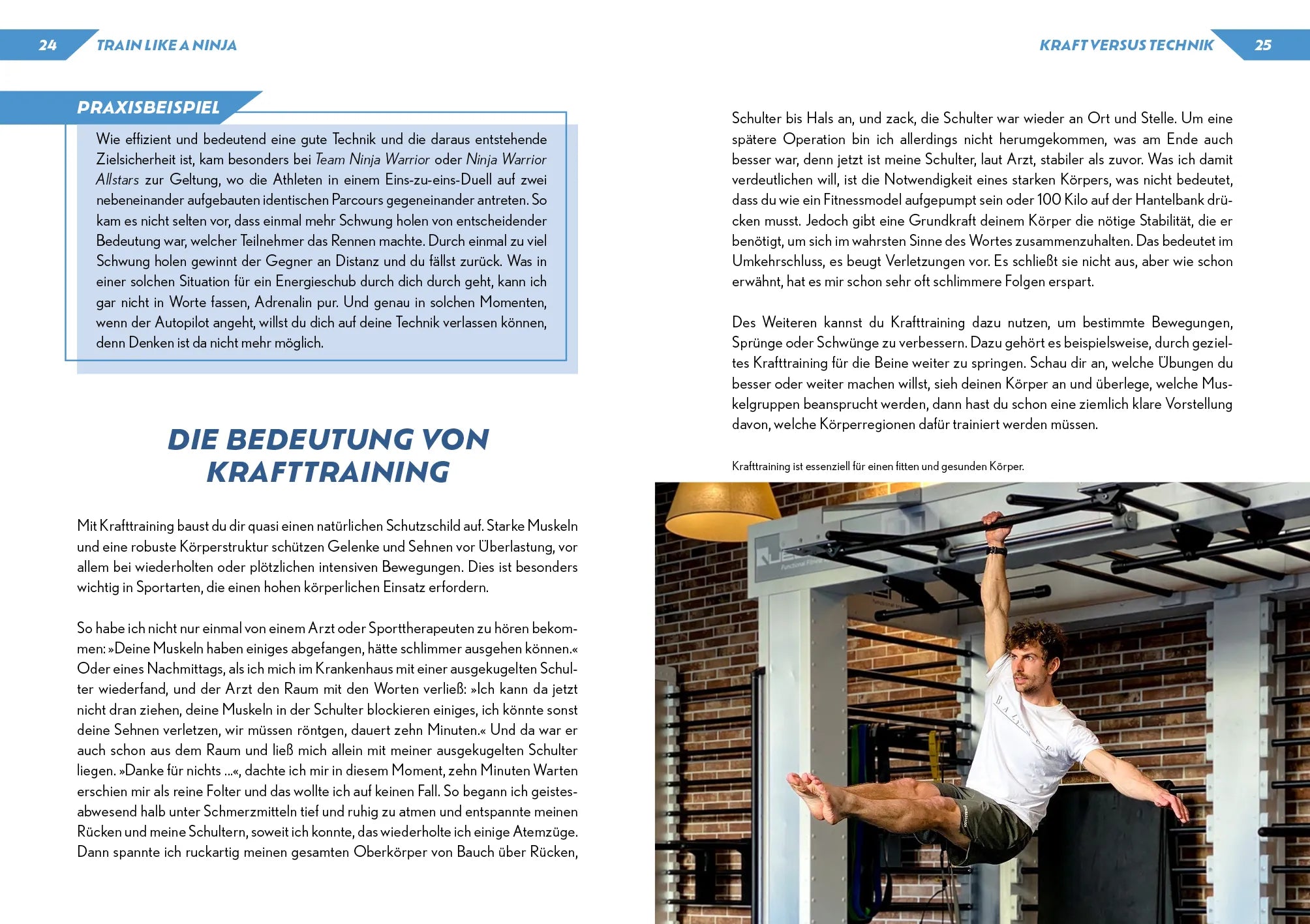 Innenansicht von 'Train like a Ninja' - Taschenbuch