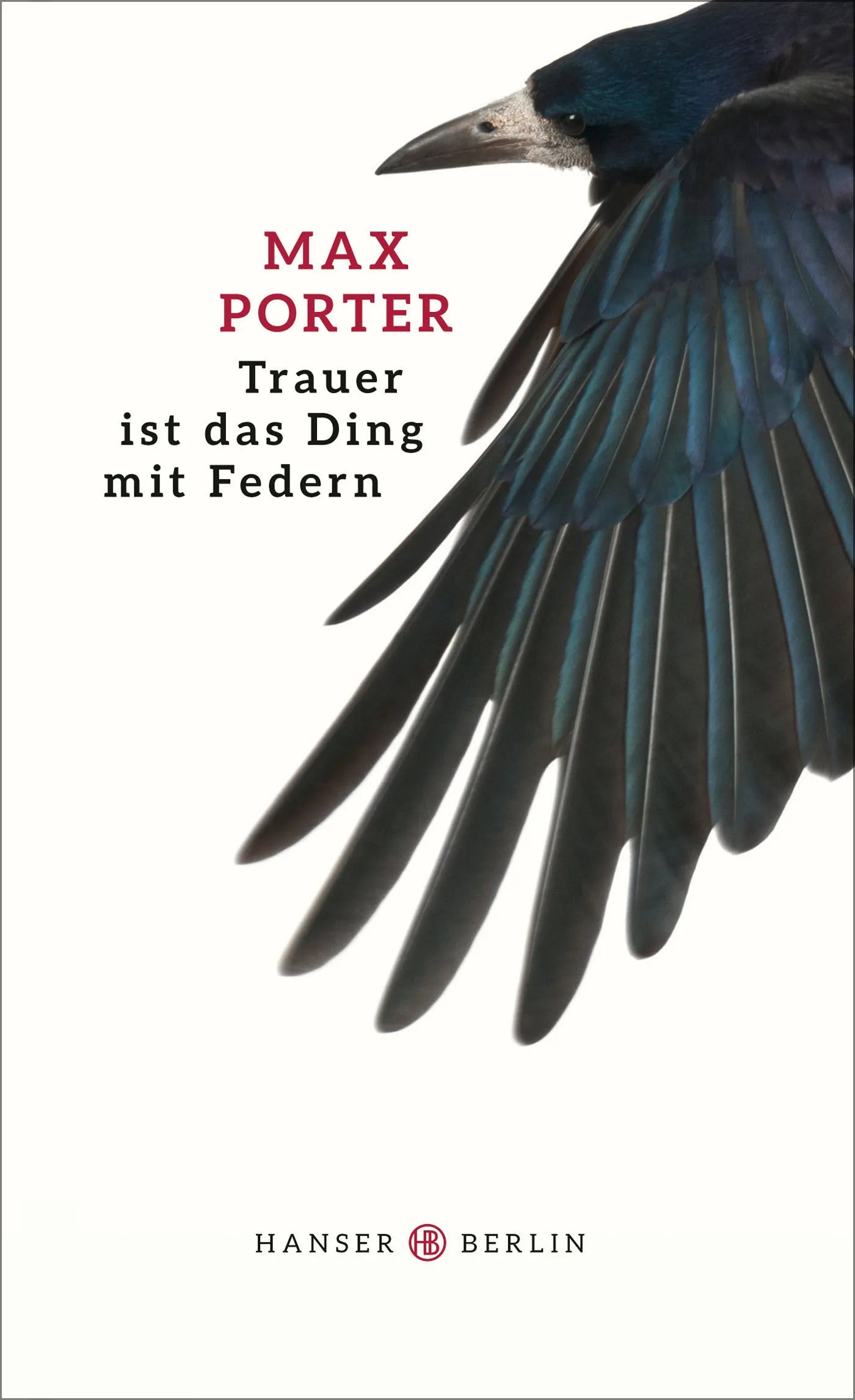 Buchcover von 'Trauer ist das Ding mit Federn' - Gebundene Ausgabe von Max Porter