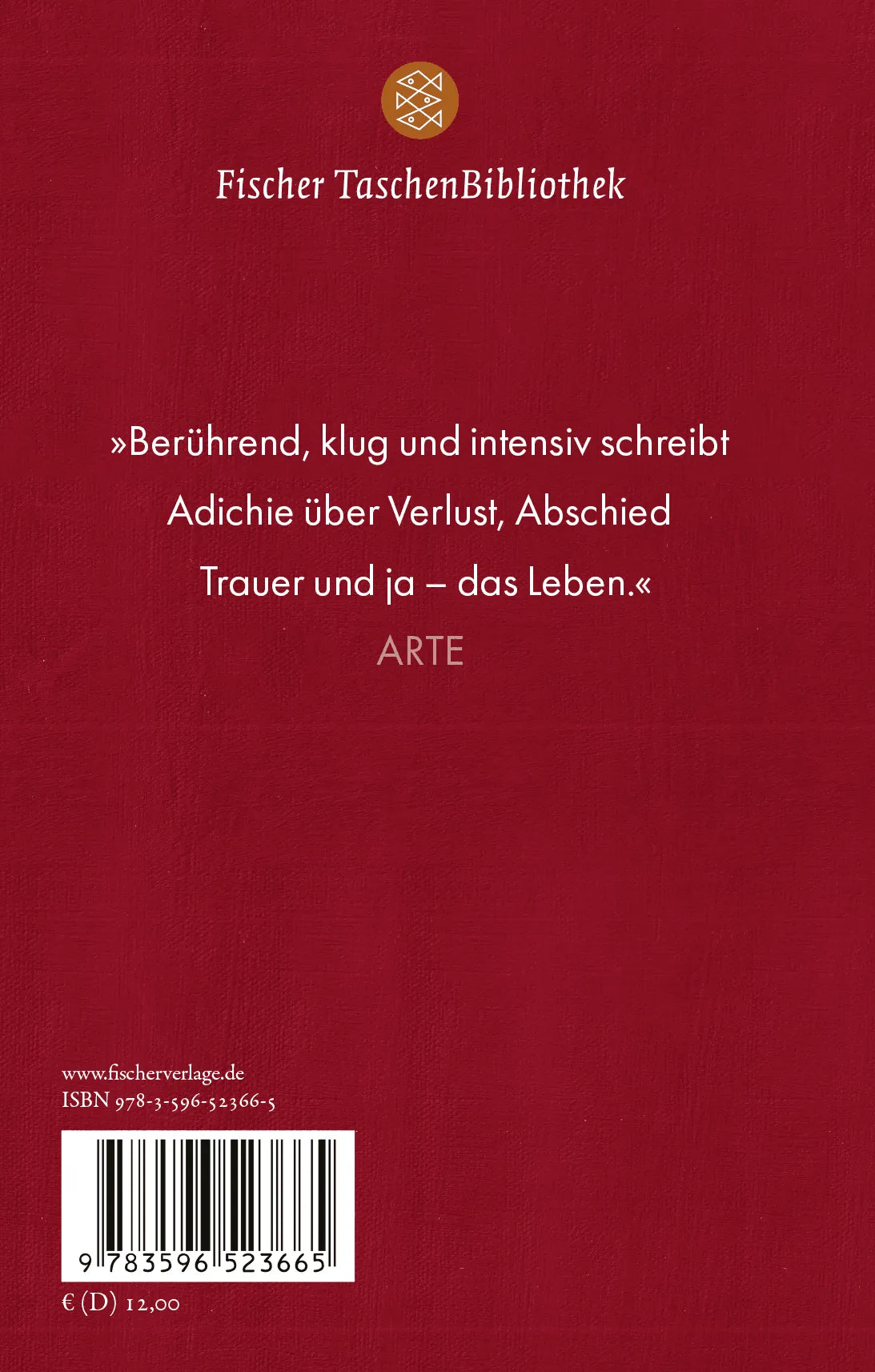 Rückseite: Trauer ist das Glück, geliebt zu haben (Hardcover)