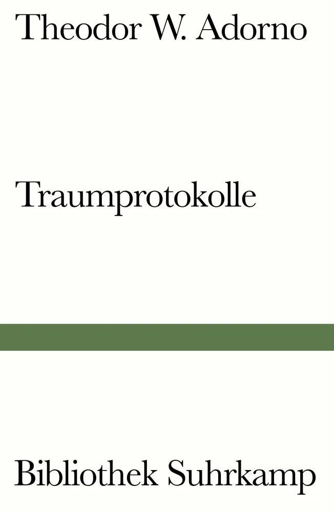 Cover: Traumprotokolle (E-Book) von Theodor W. Adorno