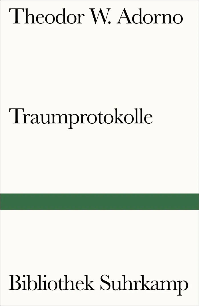 Buchcover von 'Traumprotokolle' - Taschenbuch von Theodor W. Adorno