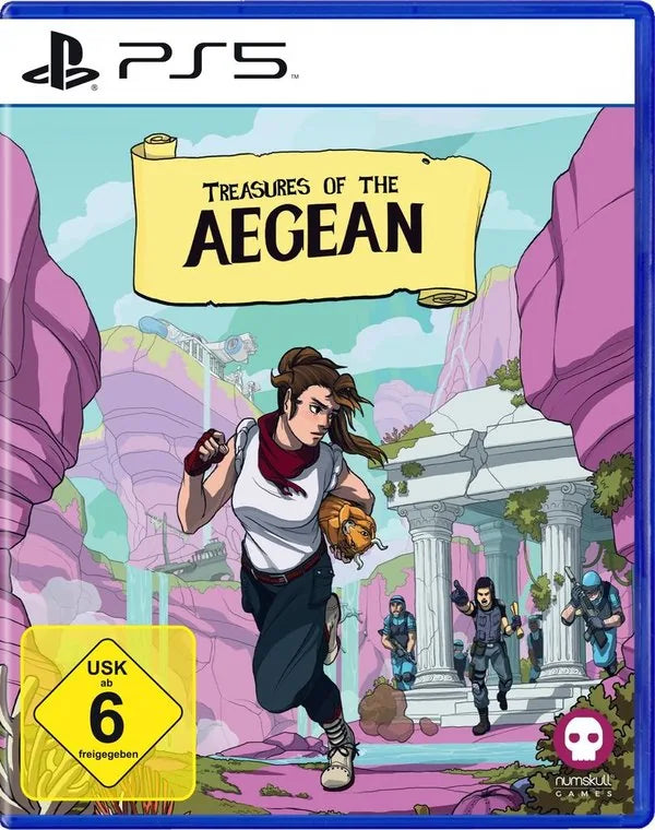 Cover: Treasures of the Aegean für Playstation 5. Publisher: Flashpoint Germany GmbH