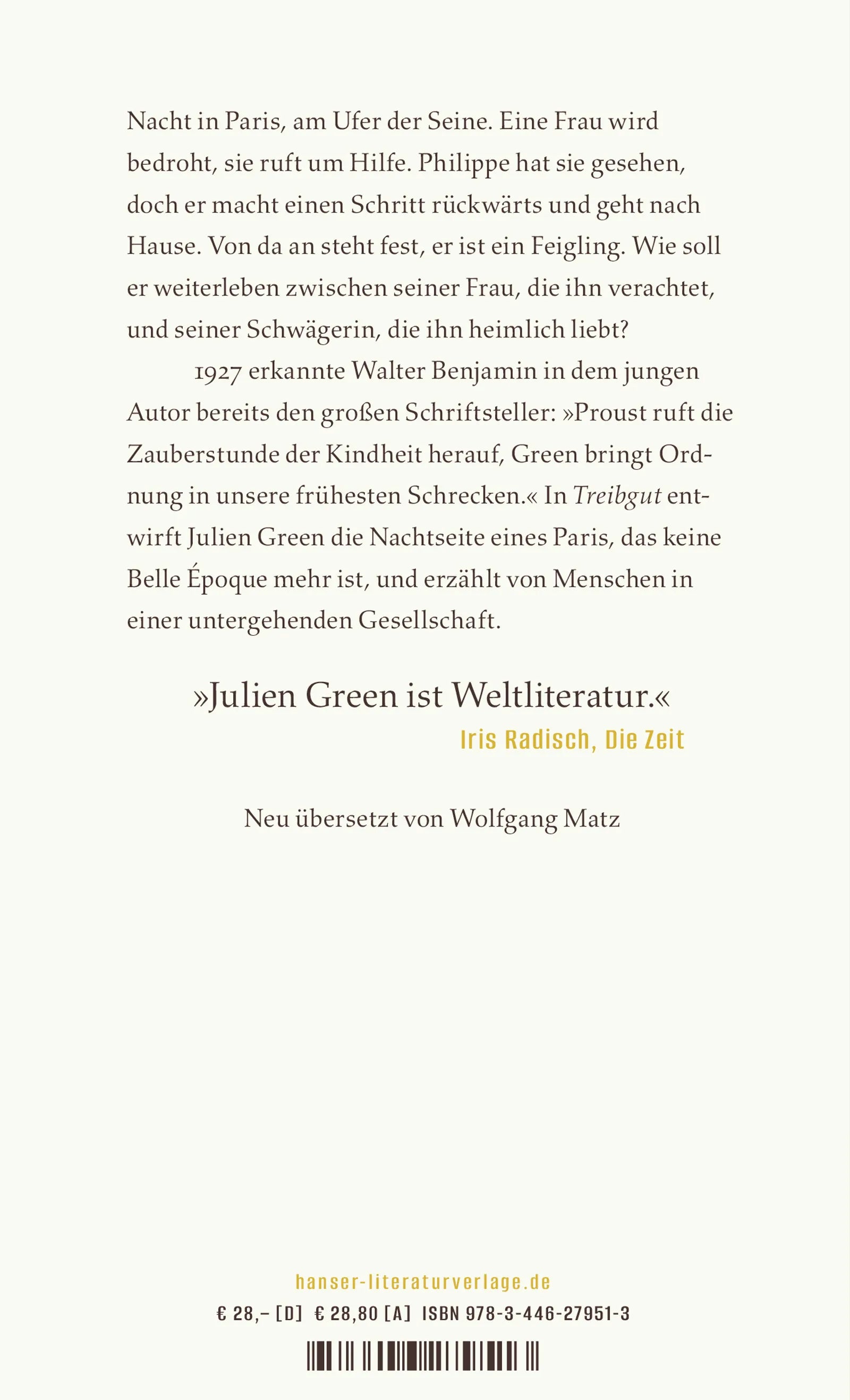Julien Green - Treibgut