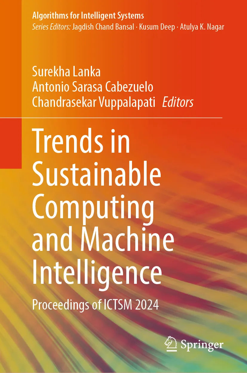 Cover: Trends in Sustainable Computing and Machine Intelligence (E-Book)