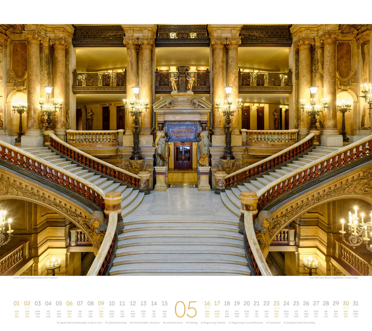 Treppen Kalender 2027 – Ansicht