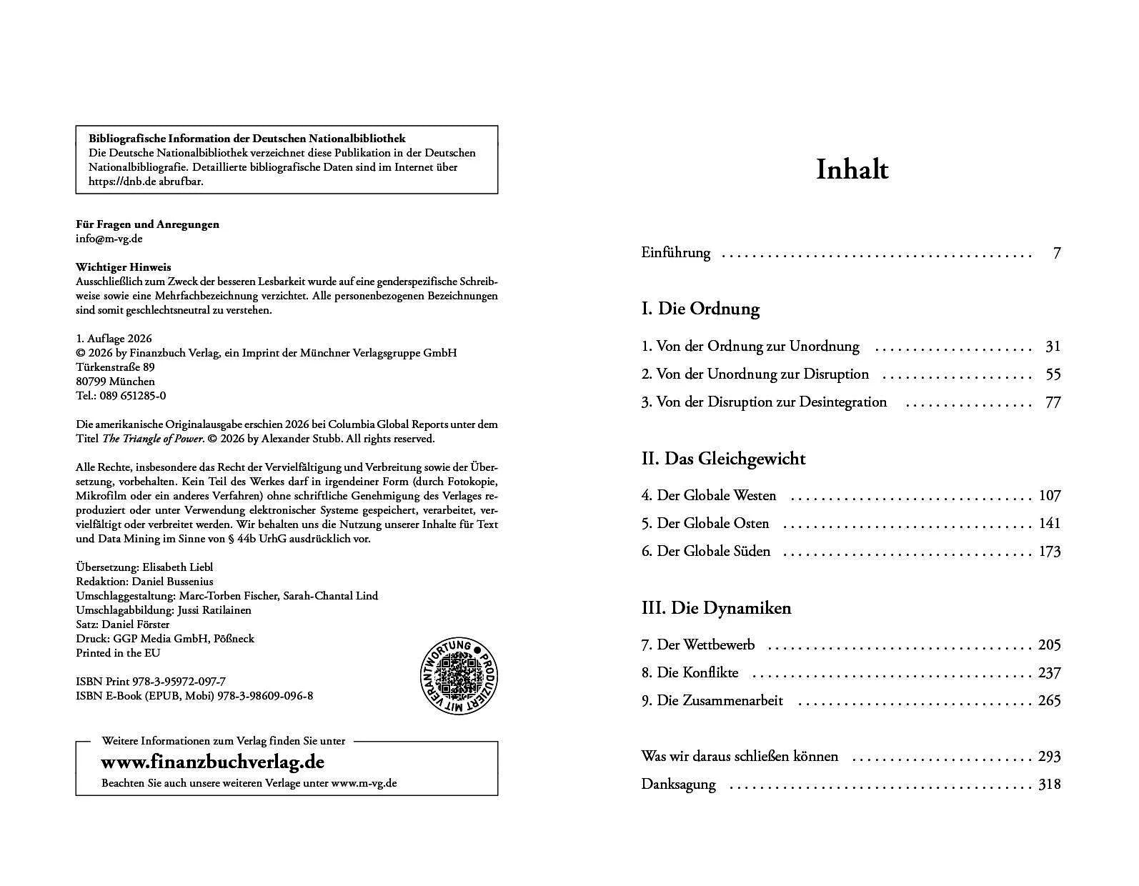 Innenansicht von 'Triangle of Power – Die Weltordnung von morgen' - Gebundene Ausgabe
