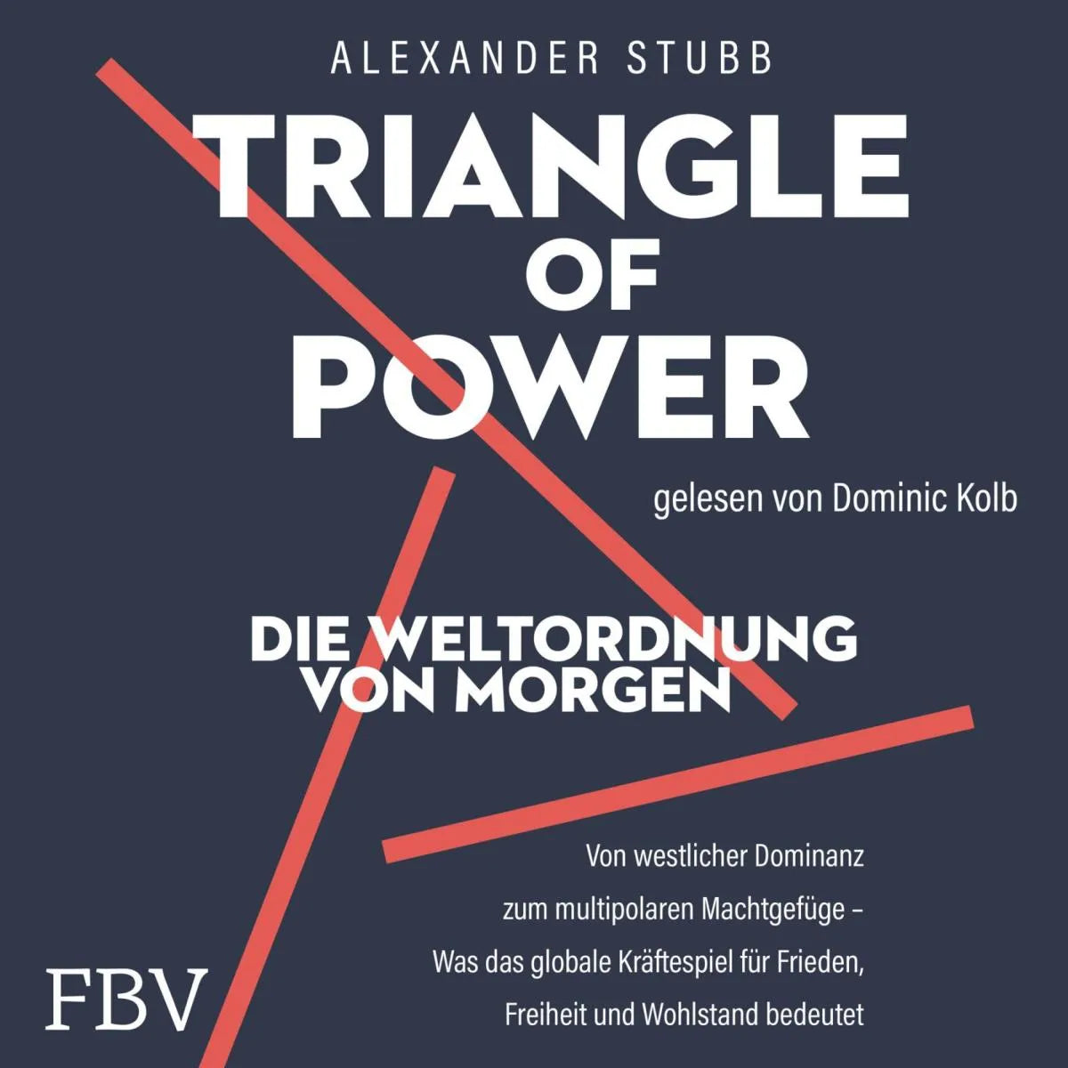 Cover: Triangle of Power - Die Weltordnung von morgen (Hörbuch Download) von Alexander Stubb