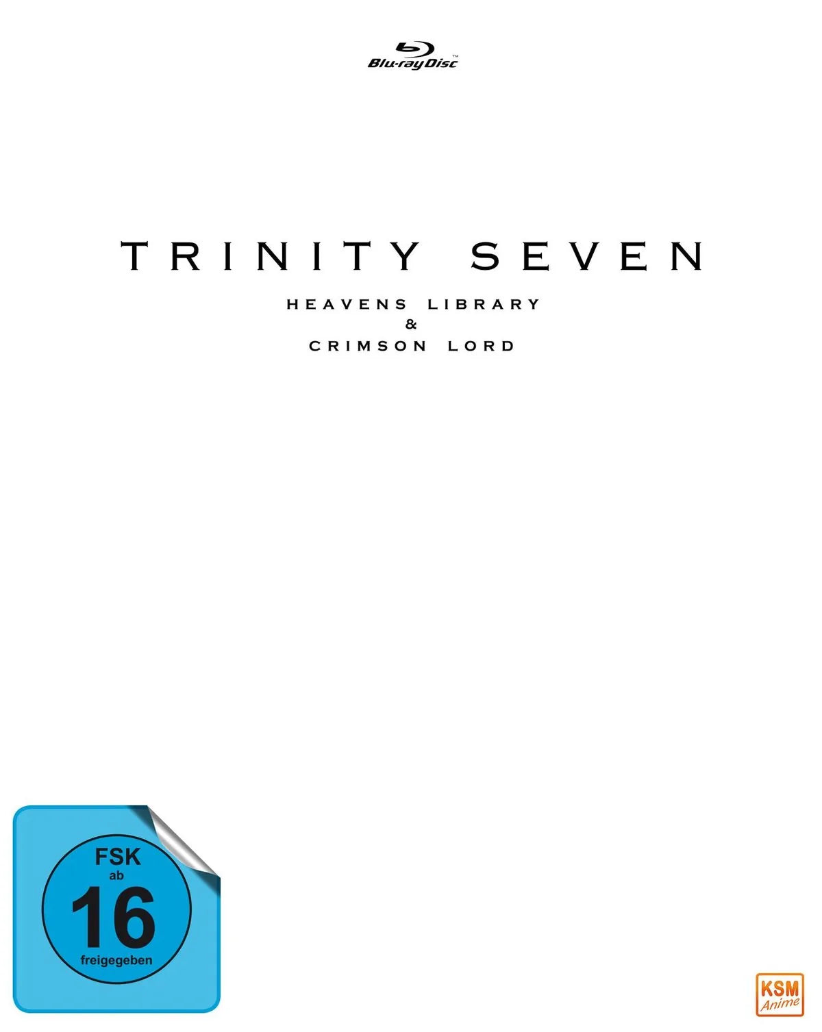 Trinity Seven – Heavens Library & Crimson Lord - Blu-ray Disc