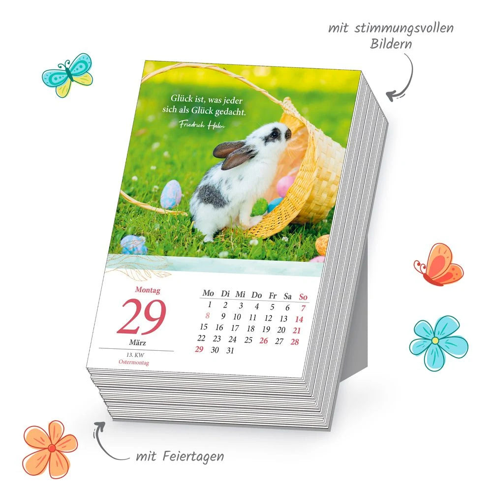 TRÖTSCH - Abreißkalender Gedanken und Sprüche 2027 – Ansicht